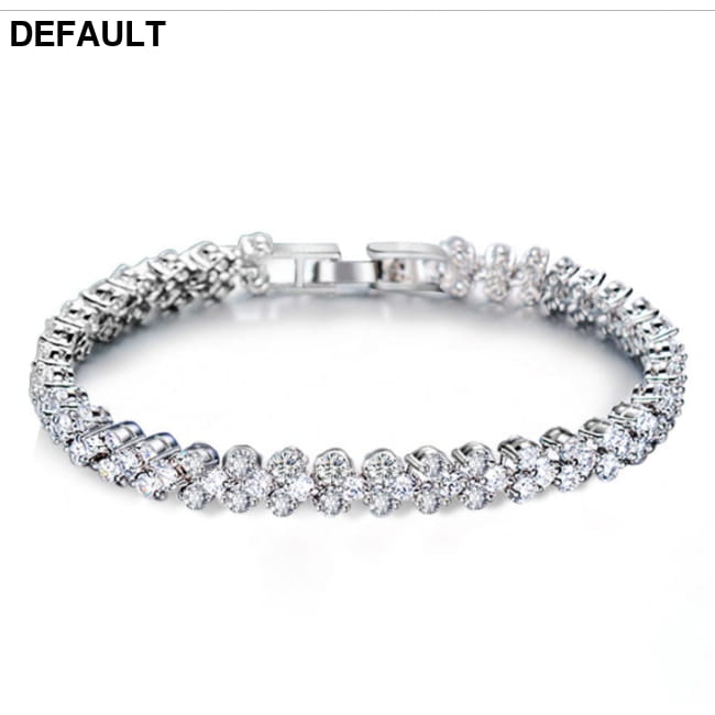 Bracelets Full Of Hearts and Arrows Zircon Cubic Stone 17CM / With Box Women Best Selling Products