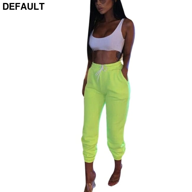 Brand New Women Casual Fashion High Waist Hip Hop Dance E / XL Jumpsuits & Rompers Pants