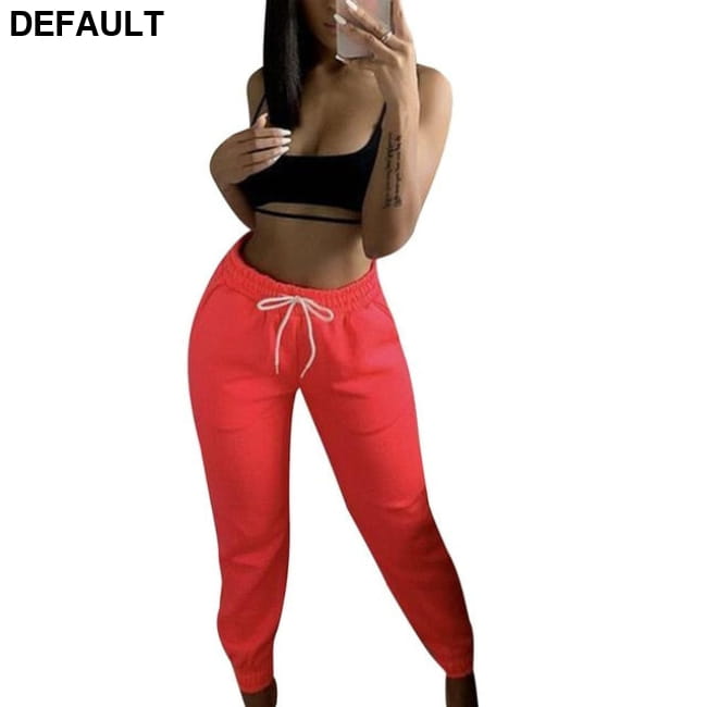 Brand New Women Casual Fashion High Waist Hip Hop Dance F / L Jumpsuits & Rompers Pants