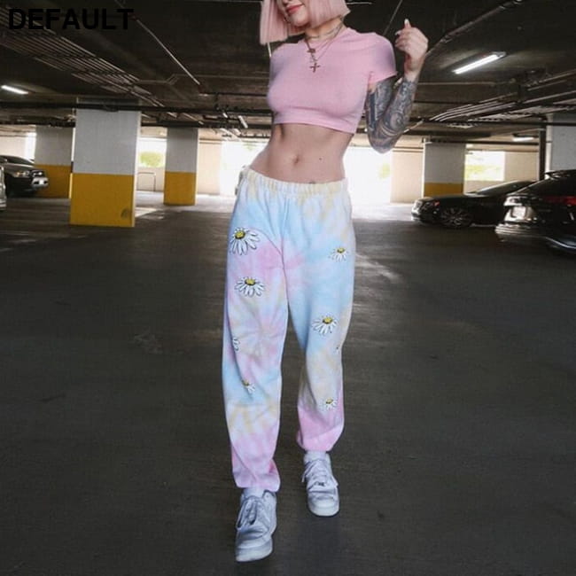 Brand New Women Casual Fashion High Waist Hip Hop Dance M / S Jumpsuits & Rompers Pants