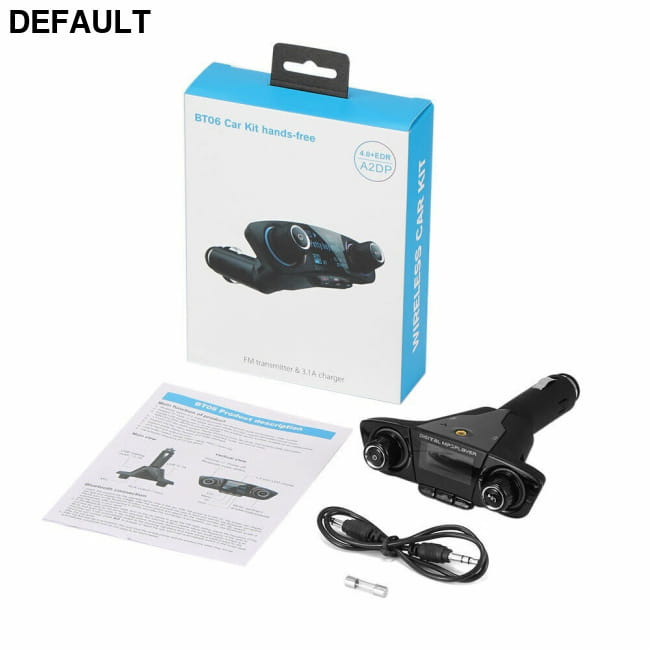 BT06 Car MP3 Bluetooth Player Charger Multi-Language Color box FM Transmitters Best Selling Products