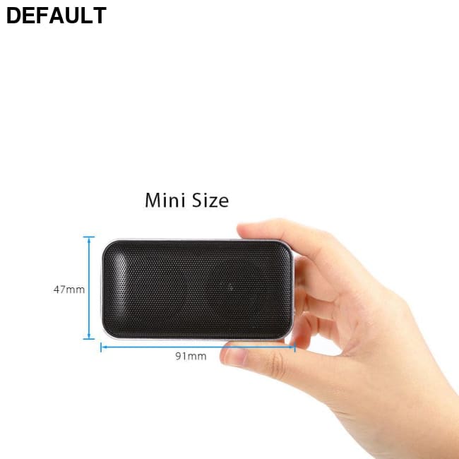 BT207 Portable Pocket Wireless Bluetooth Speaker Mini Small Metal Music Sound Box Handsfree Outdoor Bass Subwoofer