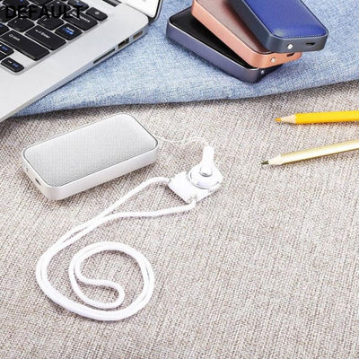 BT207 Portable Pocket Wireless Bluetooth Speaker Mini Small Metal Music Sound Box Handsfree Outdoor Bass Subwoofer
