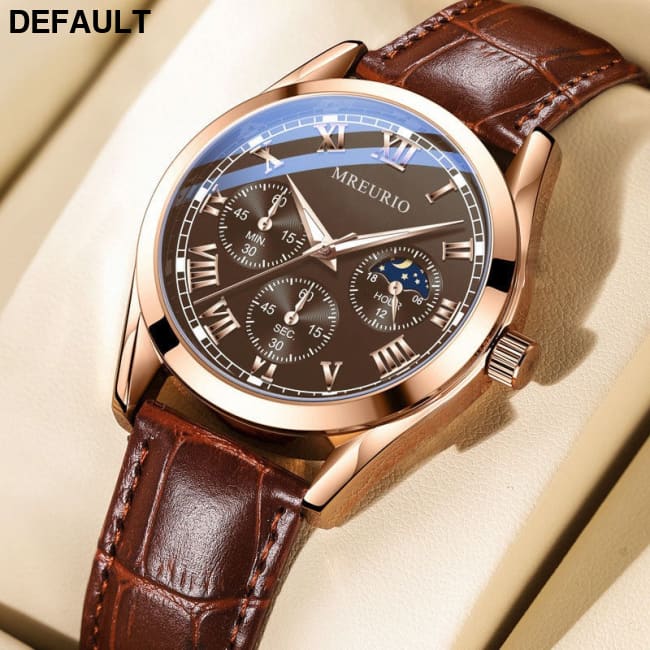 Business Watch Men’s Belt Quartz brown Men Watches Best Selling Products
