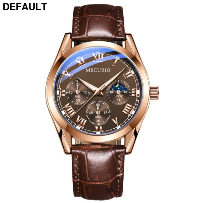 Business Watch Men’s Belt Quartz brown Men Watches