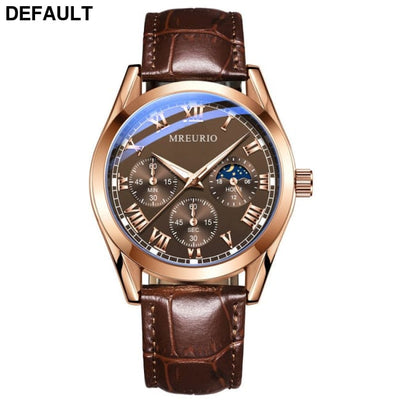 Business Watch Men’s Belt Quartz brown Men Watches Best Selling Products