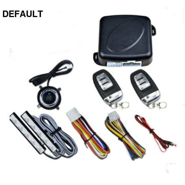 C6: one button ignition remote keyless entry system Black Car Starter Vehicle Systems