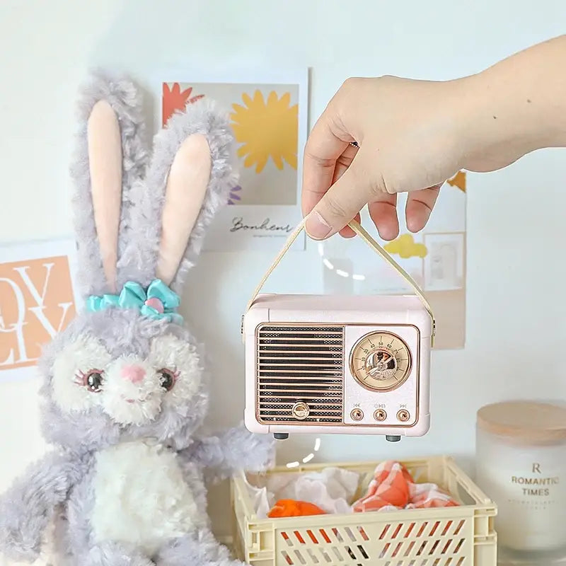 Diy Retro Mini Portable Card Speaker