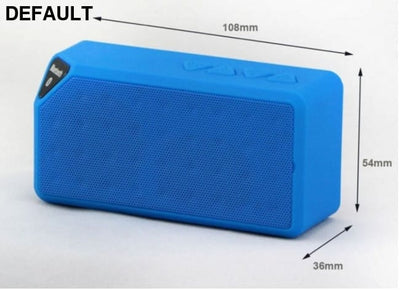 Cannon X3 Wireless Bluetooth Speaker Outdoor Small Block Audio Mini Portable Radio Card Magic Cube Subwoofer Blue