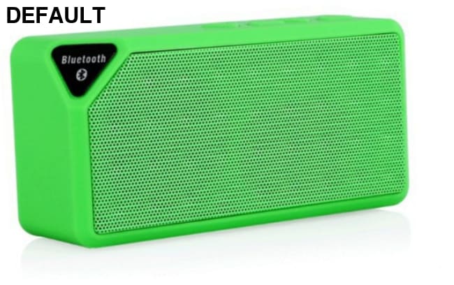 Cannon X3 Wireless Bluetooth Speaker Outdoor Small Block Audio Mini Portable Radio Card Magic Cube Subwoofer Green