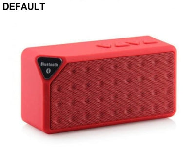 Cannon X3 Wireless Bluetooth Speaker Outdoor Small Block Audio Mini Portable Radio Card Magic Cube Subwoofer Red