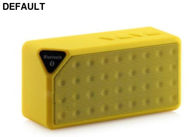 Cannon X3 Wireless Bluetooth Speaker Outdoor Small Block Audio Mini Portable Radio Card Magic Cube Subwoofer Yellow