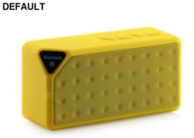 Cannon X3 Wireless Bluetooth Speaker Outdoor Small Block Audio Mini Portable Radio Card Magic Cube Subwoofer Yellow