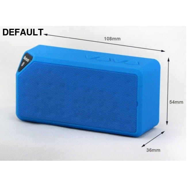 Cannon X3 Wireless Bluetooth Speaker Outdoor Small Block Blue Mini Speakers