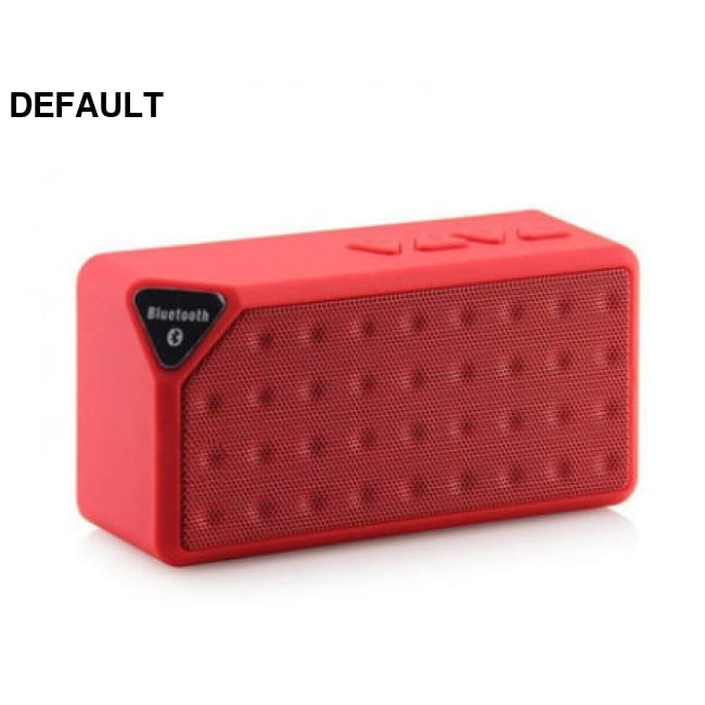Cannon X3 Wireless Bluetooth Speaker Outdoor Small Block Red Mini Speakers