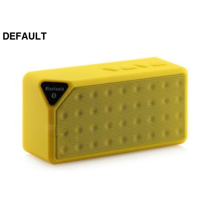 Cannon X3 Wireless Bluetooth Speaker Outdoor Small Block Yellow Mini Speakers