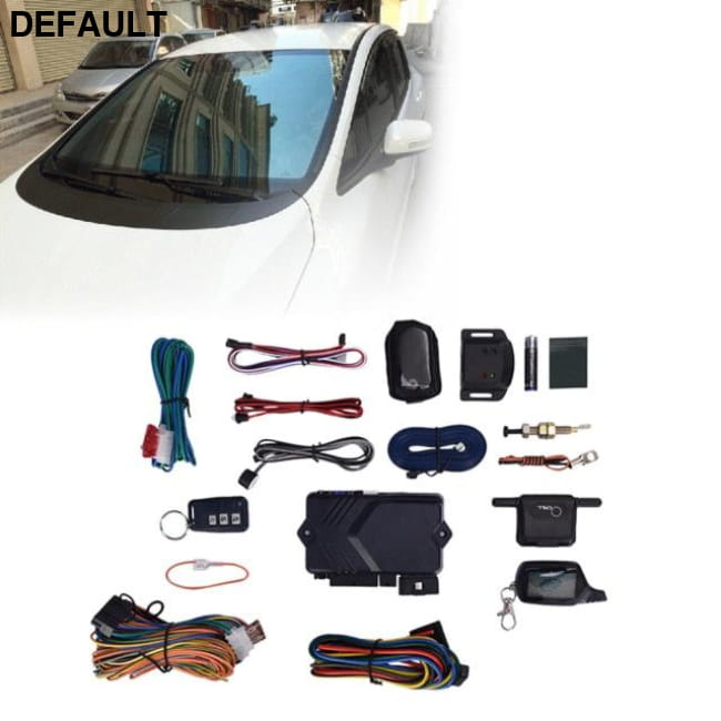 Car Anti-theft Alarm System Auto Ignition Remote Engine United States / Black Starter Automotive Systems