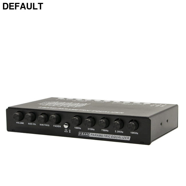 Car Audio EQ Tuning Frequency Division Amplifier EQ5 Black Amplifiers Graphic Equalizers