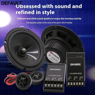 Car Audio Modification Front Door Speaker Black Speakers Component