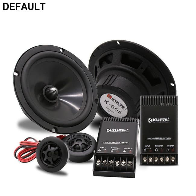 Car Audio Modification Front Door Speaker Black Speakers Component