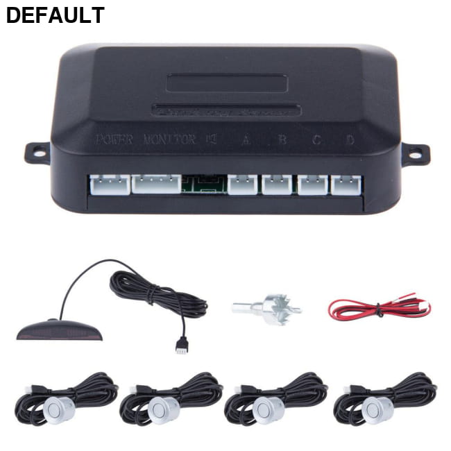 Car Auto Parktronic LED Parking Sensor With 4 Sensors Alarm & Security Systems