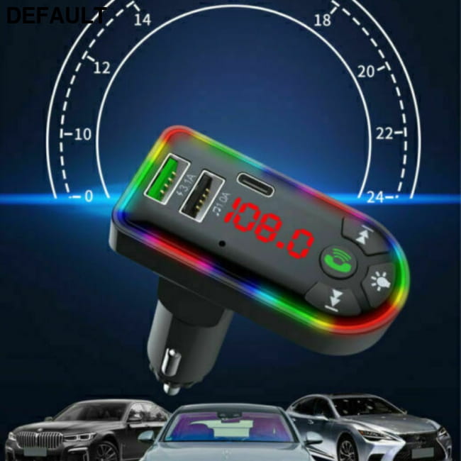 Car Bluetooth 5.0 MP3 Player FM Transmitter Radio 3.1A Fast Transmitters Electronics