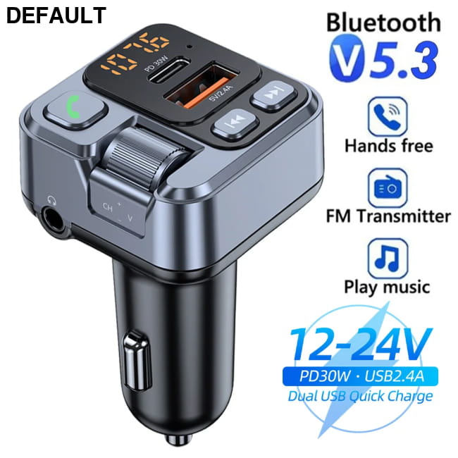 Car Bluetooth Receiver USB U Disk Read PD20w Fast Charging HM101 FM Transmitters
