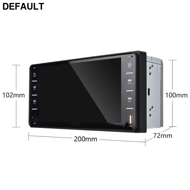 Car dual-ingot MP5 player AUX touch capacitive screen Black Audio Receiver Motor Vehicle A/V Players & In-Dash Systems