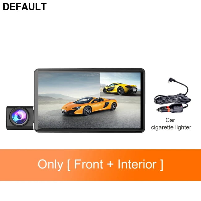 Car DVR 3 Cameras 4.0 Inches Dash Cam Video Recorder Only Camera / No SD Card