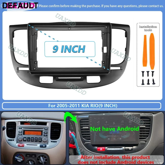Car Frame for Kia Rio2 Rio 2 2005 06 07 08 09 10 2011 2006 1 Installation Kit Best Selling Products Motor Vehicle A/V