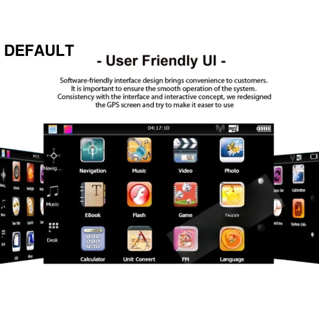 Car GPS Navigation System 5/7/8-inch Touch Screen 8G + 256M DVD Players 8G + 256M Audio Components