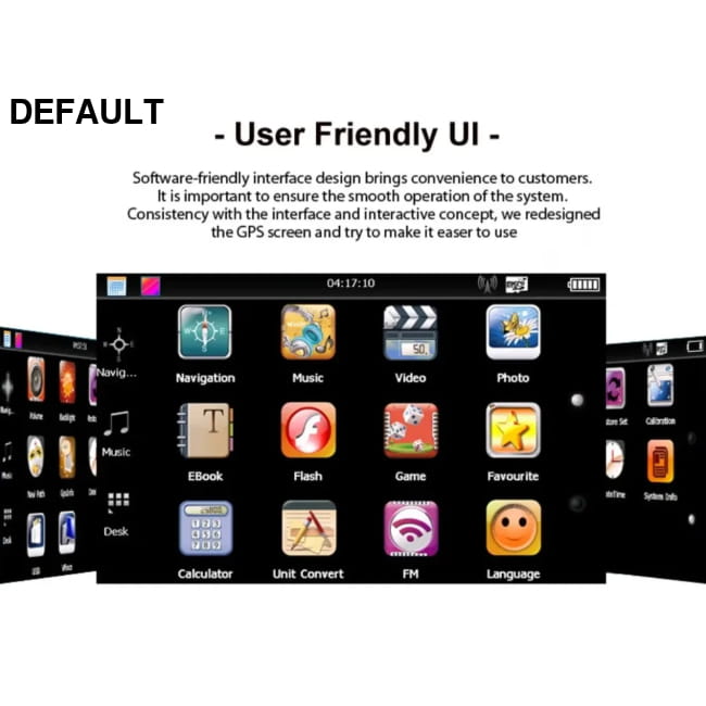 Car GPS Navigation System 5/7/8-inch Touch Screen 8G + 256M DVD Players 8G + 256M Audio Components