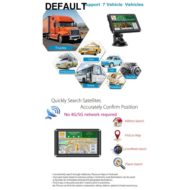Car GPS Navigation System 5/7/8-inch Touch Screen 8G + 256M DVD Players 8G + 256M Audio Components