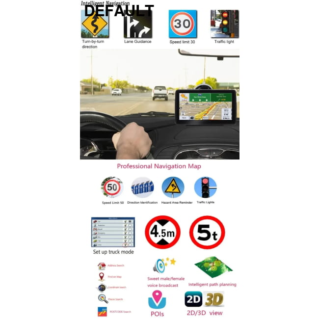 Car GPS Navigation System 5/7/8-inch Touch Screen 8G + 256M DVD Players 8G + 256M Audio Components