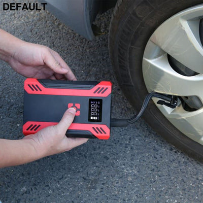 Car Jump Starter with Air Compressor Portable Battery Booster Digital Tire Inflator 2000mAh Peak Current for 12V 6.5L