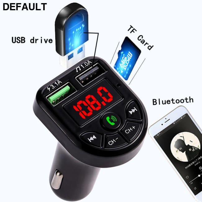 Car mp3 BTE5 Bluetooth Receiver E5 MP3 FM Transmitter Hands-free Call Transmitters Electronics