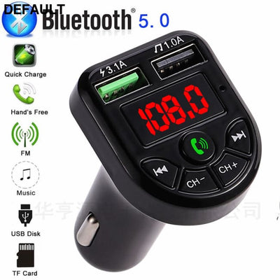 Car mp3 BTE5 Bluetooth Receiver E5 MP3 FM Transmitter Hands-free Call Transmitters Electronics