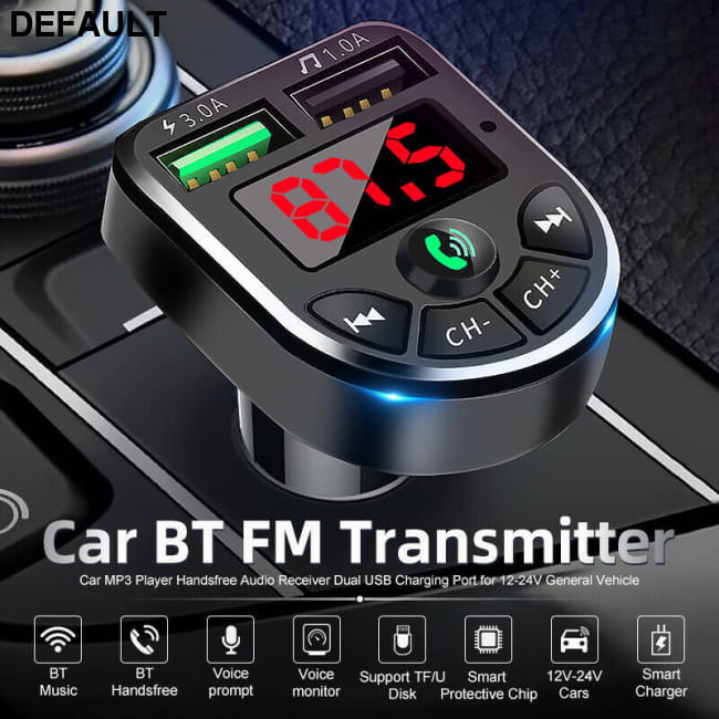 Car mp3 BTE5 Bluetooth Receiver E5 FM Transmitter Transmitters Electronics