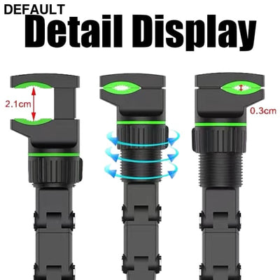 Car Phone Holder Multifunctional 360 Degree Rotatable Auto Rearview Mirror Seat Hanging Clip Bracket Cell