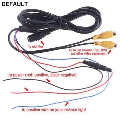 Car Rearview monitor rearview backup camera system 7 TFT LCD Screen Nightvision Alarm & Security Systems Electronics