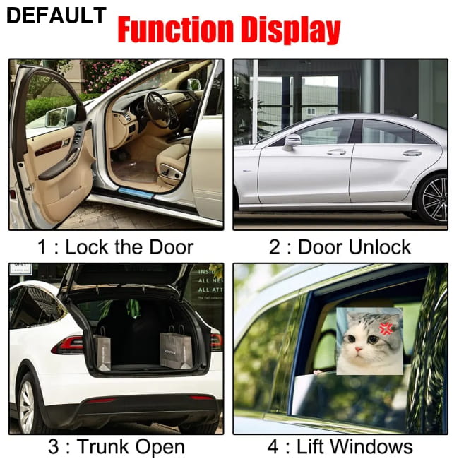Car Remote Central Door Lock Keyless Control Kit Alarm Starter Vehicle Systems