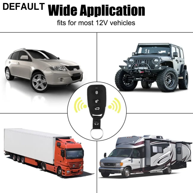 Car Remote Central Door Lock Keyless Control Kit Alarm Starter Vehicle Systems