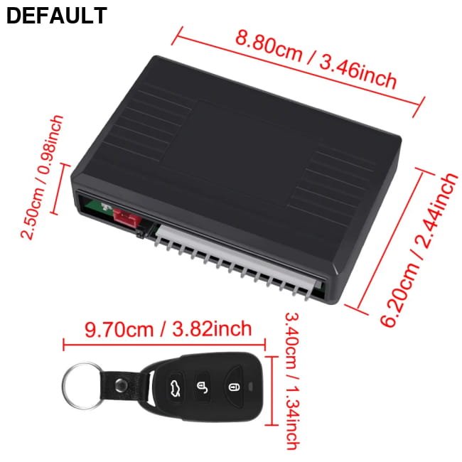 Car Remote Central Door Lock Keyless Control Kit Alarm Starter Vehicle Systems