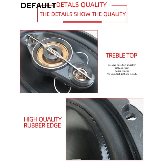 Car Speakers 2400W (2*1200W) Coaxial Speaker 6*9 Inch Electronics