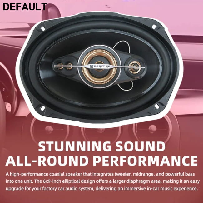 Car Speakers 2400W (2*1200W) Coaxial Speaker 6*9 Inch Electronics