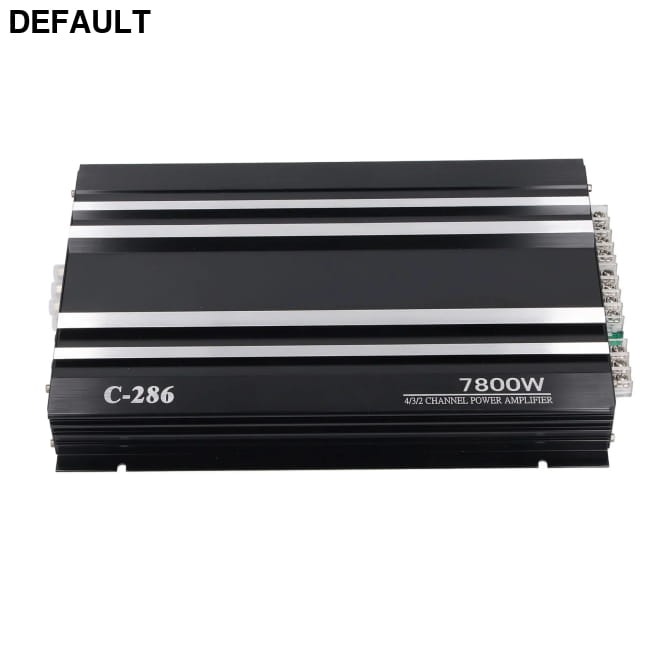 Car Stereo Amp Amplifier 7800W 4 Channels Class Amplifiers Motor Vehicle