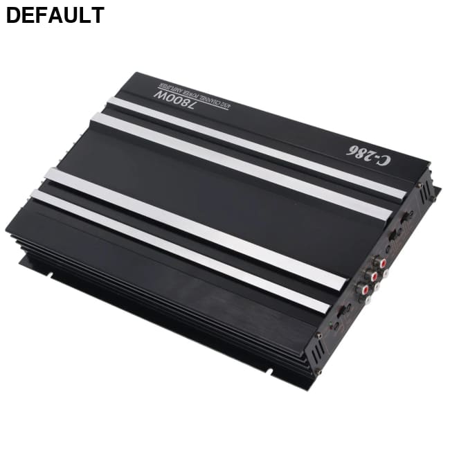 Car Stereo Amp Amplifier 7800W 4 Channels Class Aluminum Alloy Pure Bass Power for 12V Truck Boat UTV Motorcycle