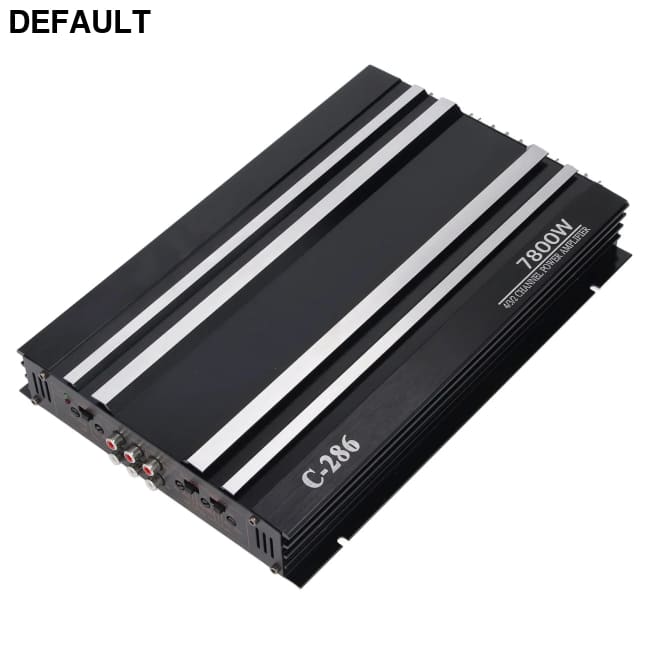 Car Stereo Amp Amplifier 7800W 4 Channels Class Aluminum Alloy Pure Bass Power for 12V Truck Boat UTV Motorcycle