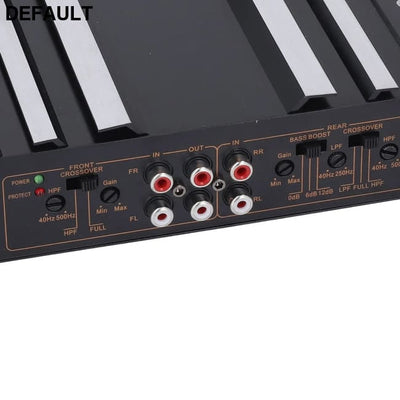 Car Stereo Amp Amplifier 7800W 4 Channels Class Aluminum Alloy Pure Bass Power for 12V Truck Boat UTV Motorcycle