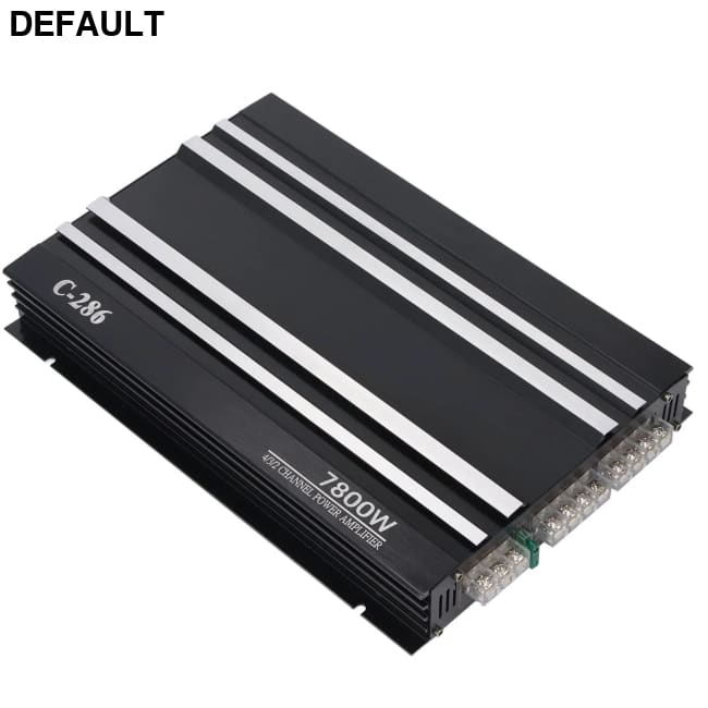 Car Stereo Amp Amplifier 7800W 4 Channels Class Aluminum Alloy Pure Bass Power for 12V Truck Boat UTV Motorcycle
